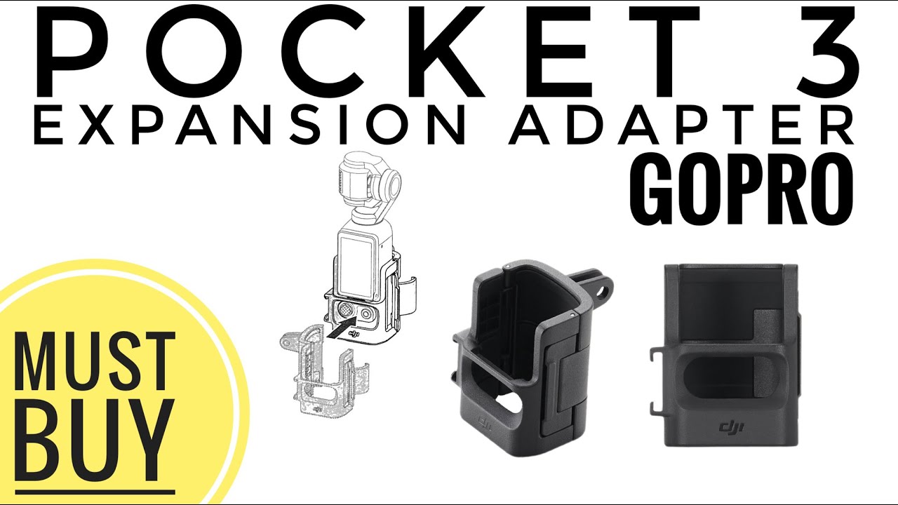  for DJI Osmo Pocket 3 Expansion Adapter Holder Bracket