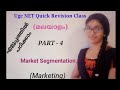 Market Segmentation (Marketing) - Ugc NET class in malayalam