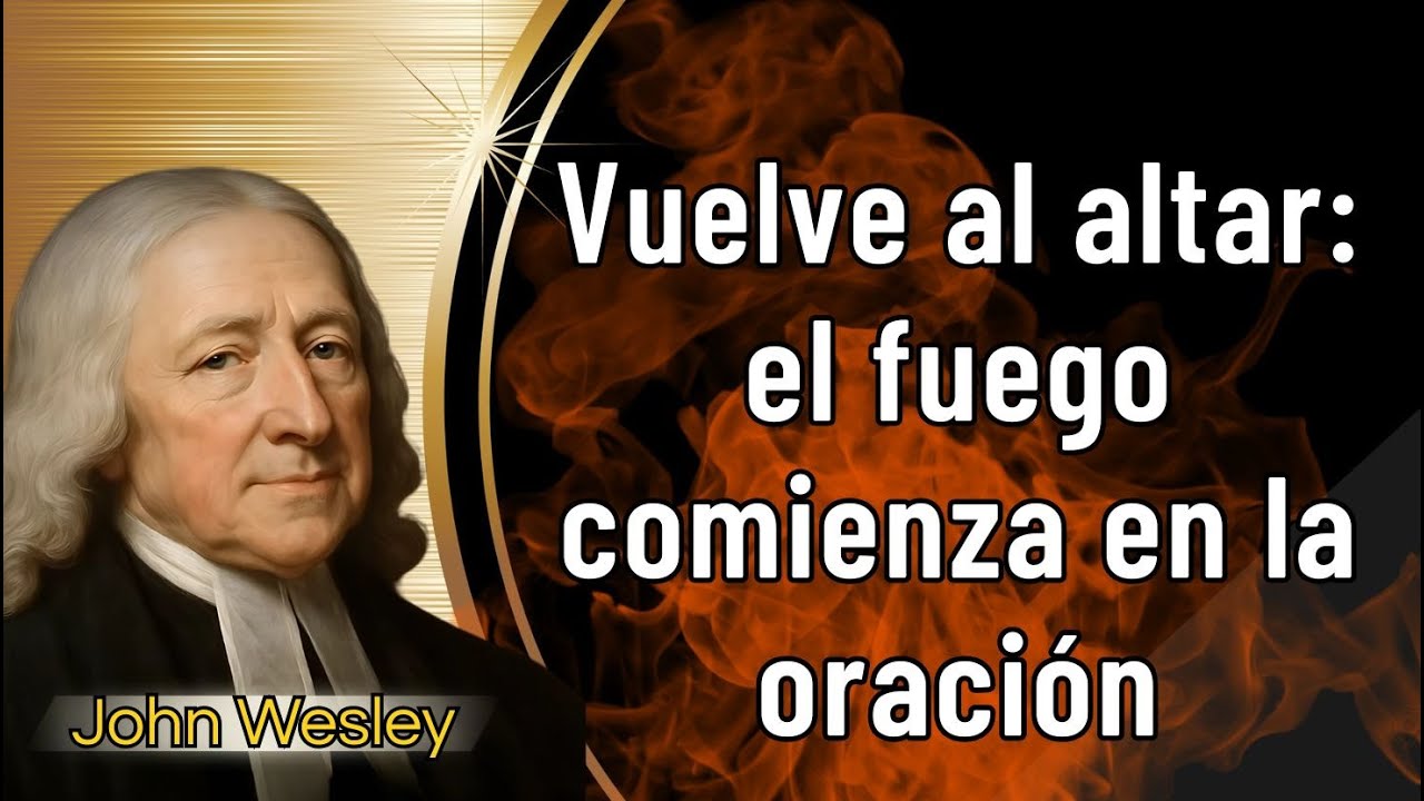 Sin oración, no hay fuego de avivamiento - John Wesley #palabradeldía #oración #avivamiento