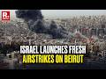 Israel Launches Fresh Airstrikes on Beirut After Hezbollah Fires Missiles; Plumes Of Smoke Rise