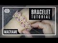 Floral Macrame Bead Bracelet NEW Pattern Tutorial