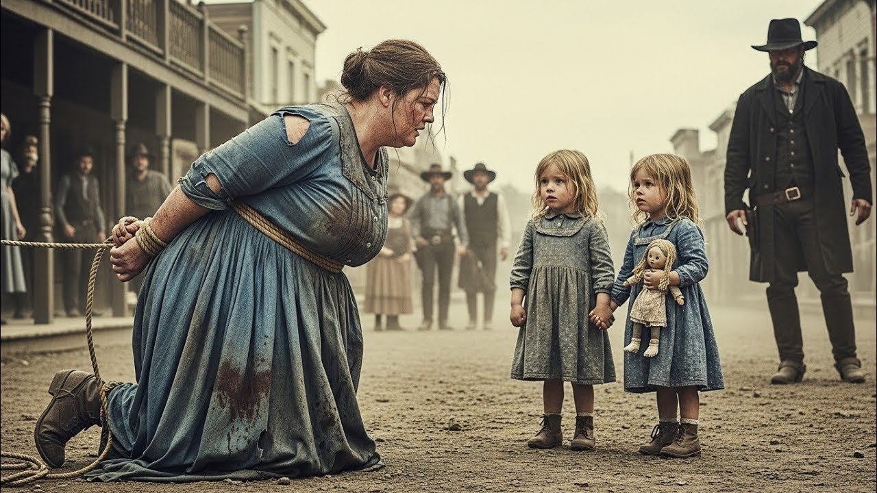 Los gemelos del vaquero pidieron que papá se casara con ella mientras la viuda era arrastrada.