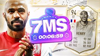 FIFA 21 7 Minute Squads!!! Prime icon moments Thierry Henry!!!