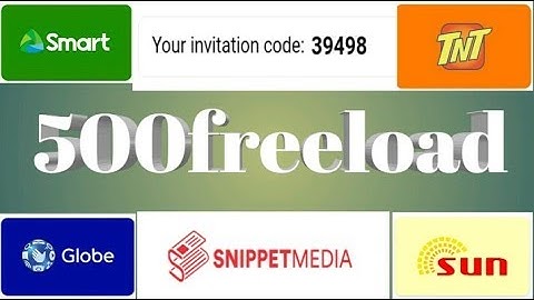 Free load for “globe & smart” download in description