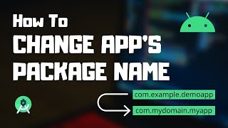 How To Change Package Name In Android Studio