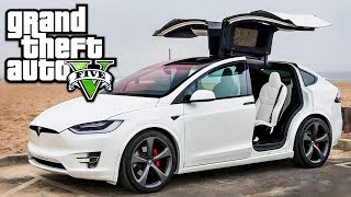 VEJA: ESSE CARRO é INCRÍVEL - GTA V ( Tesla Model )