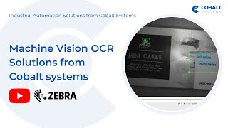 Machine Vision OCR Solutions from Cobalt systems