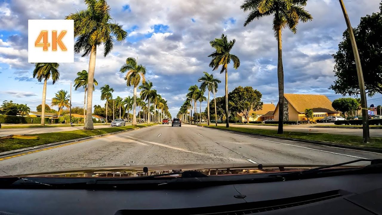4K DRIVING IN FLORIDA | WEST PALM BEACH | USA 2022