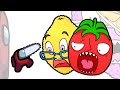 Mini Crewmate Kills Mr. Tomatos &amp; Ms.lemons Characters COMPLETE EDITION | Among Us