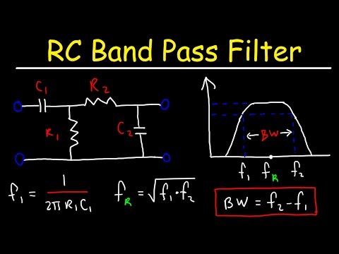 RC Band Pass Filters - How To Design The Circuit