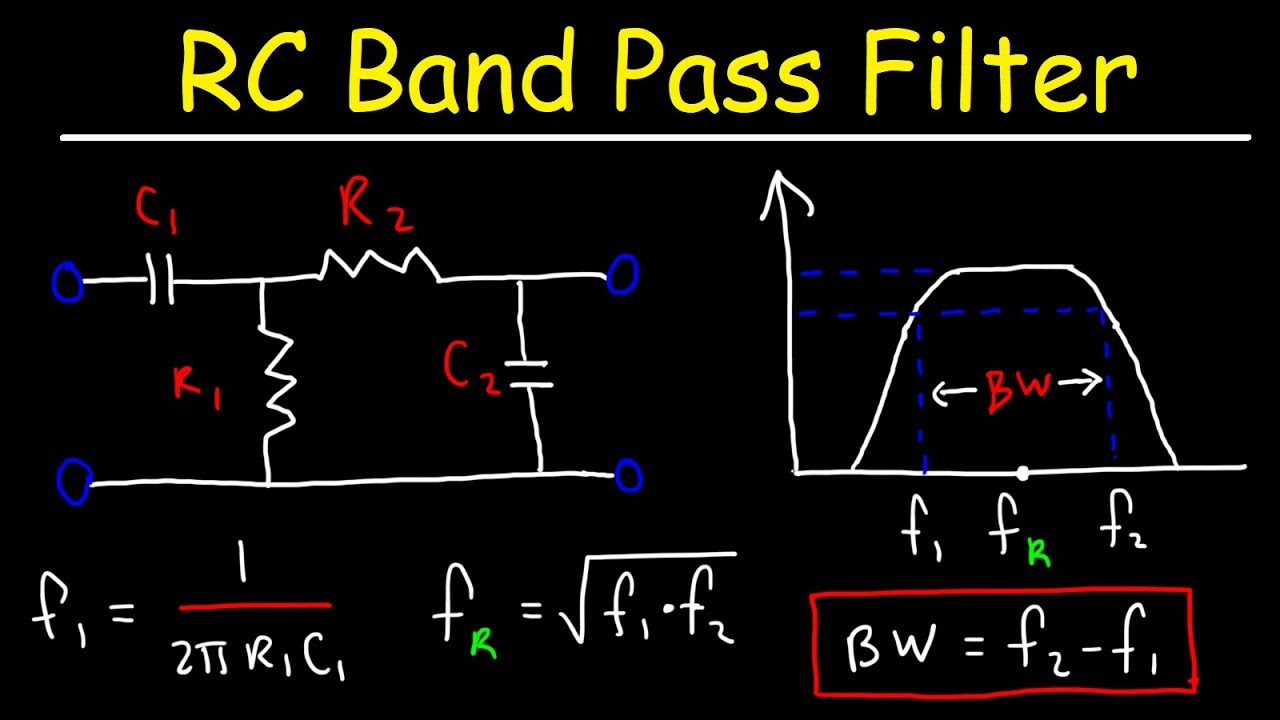 Rc Band Pass Filters - How To Design The Circuit