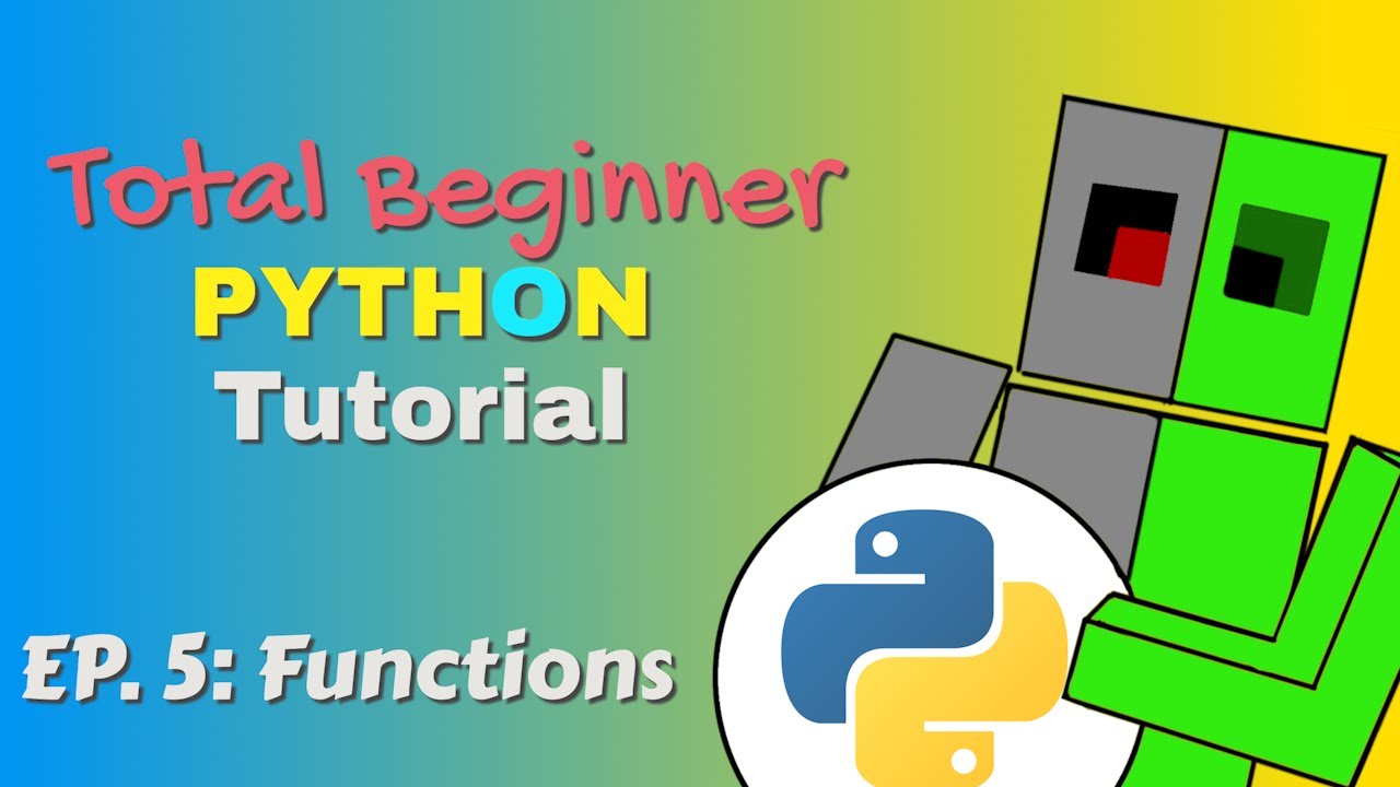[ep. 5] Beginner's Guide to PYTHON! | Functions (NO MUSIC)