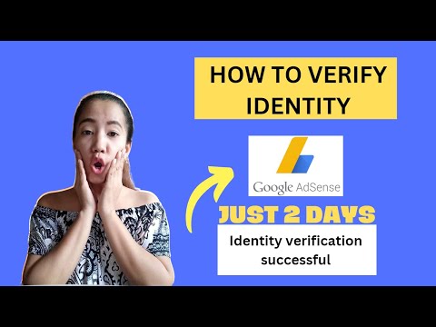 How To VERIFY Identity On Google ADSENSE #googleadsense #tutorial