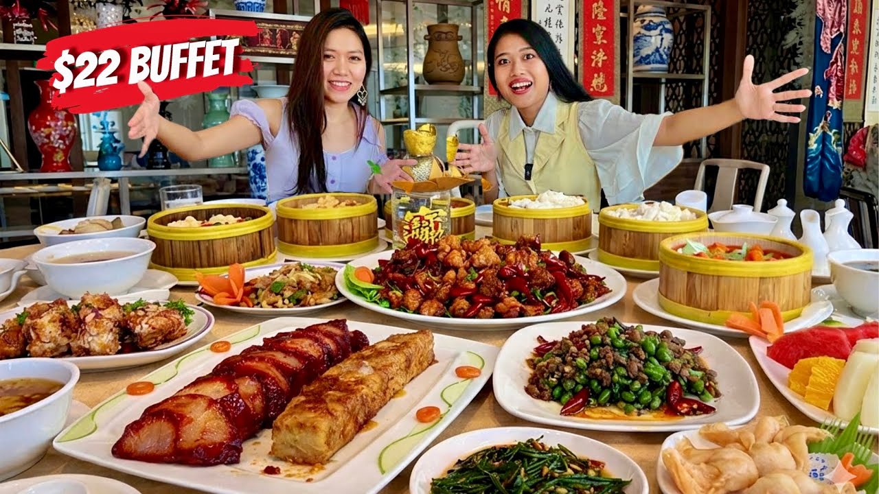 Я съел всё в этом настоящем китайском буфете | Доступная изысканная кухня