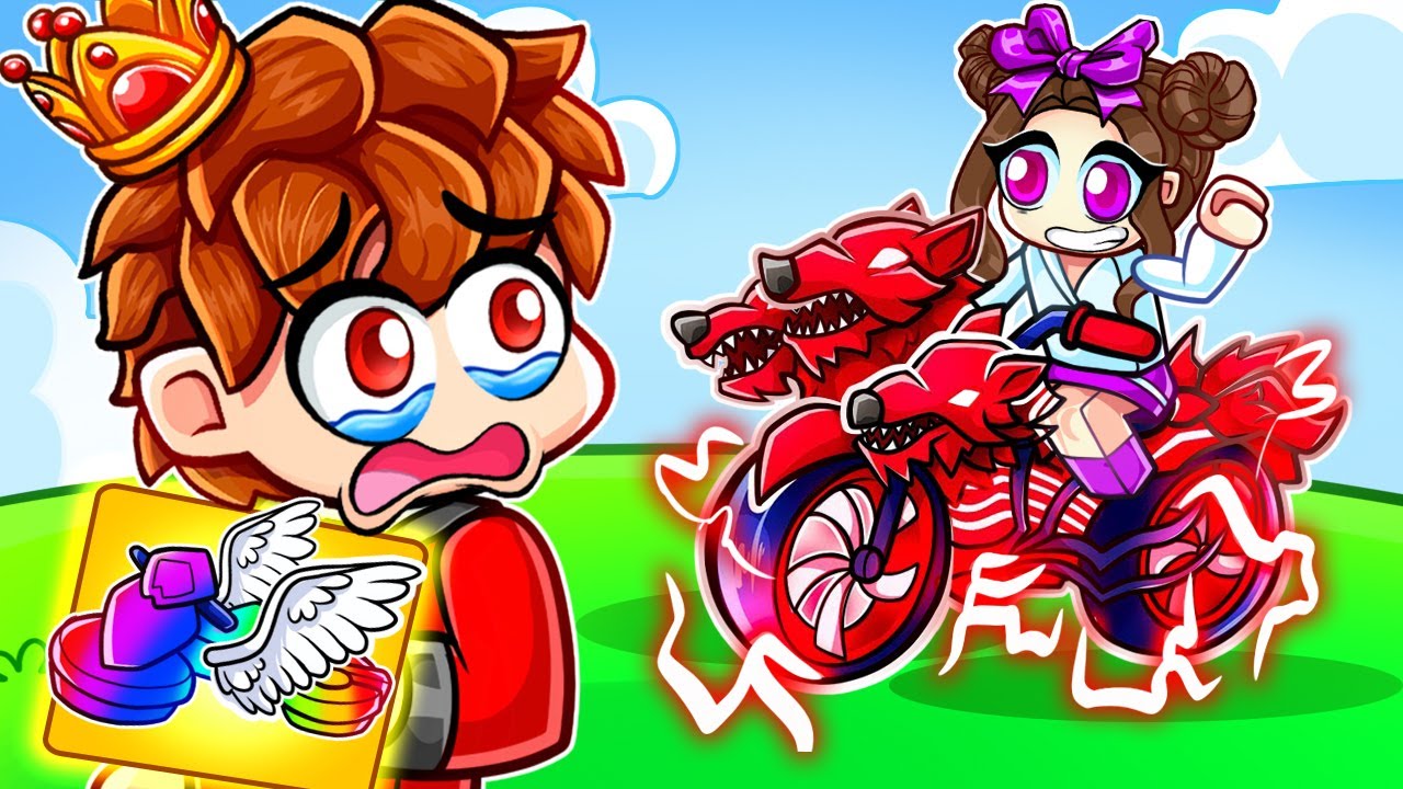 Ich tu so als wäre ich ein NOOB in Roblox BIKE OBBY, dann habe ich ein 100.000€ Bike benutzt!