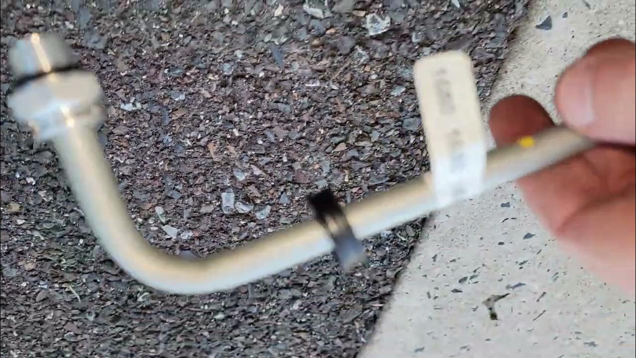 Replace transmission cooler line 2013 chevy malibu 2.5L - YouTube