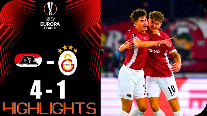 AZ Alkmaar vs Galatasaray 4-1 Highlights Goals | UEFA Europa League 2024-25