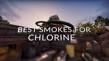 Best Smokes and flashes for NEW Chlorine map CSGO