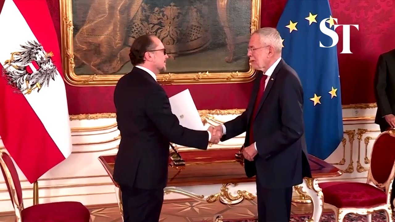 Austria swears in new chancellor after Kurz quit