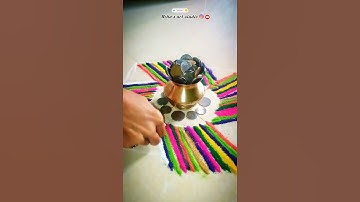 Every Rangoli tells a story✨🥰#easyrangoli #viralshorts #dhanteras #diwali  @nehas_art.studio