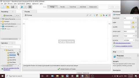 Simulasi Rapid Miner dengan Metode K-Means Clustering