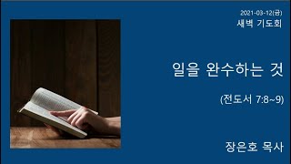 †일을 완수하는 것(전 7:8~9) 장은호 목사20210312 새벽 기도회
