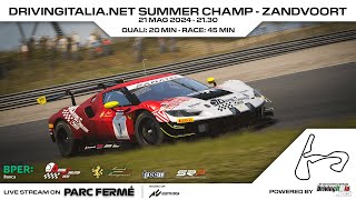 DrivingItalia.net GT3 Summer Championship 2024 - Round 2: Zandvoort