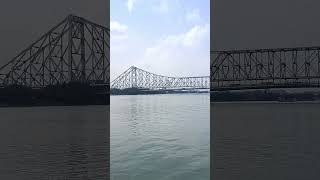 The Iconic Howrah Bridge Over Hoogly River In West Bengal Shorts #howrahbridge #hooghlyriver