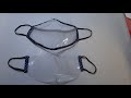 novo modelo máscara transparente mais respirável com certeza,.....molde bem Explicadinho+costura...