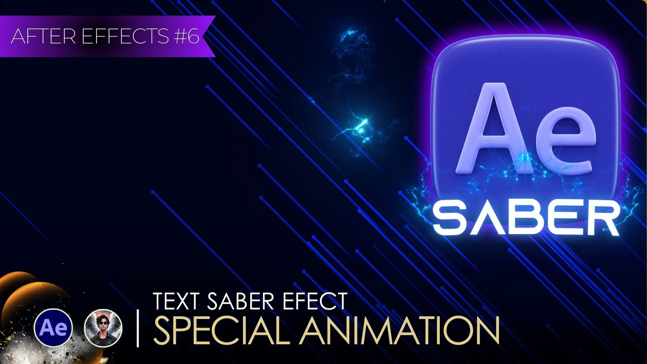 Text Saber Animation | After Effects - YouTube