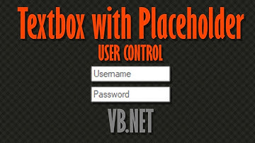 TextBox Control with a Placeholder