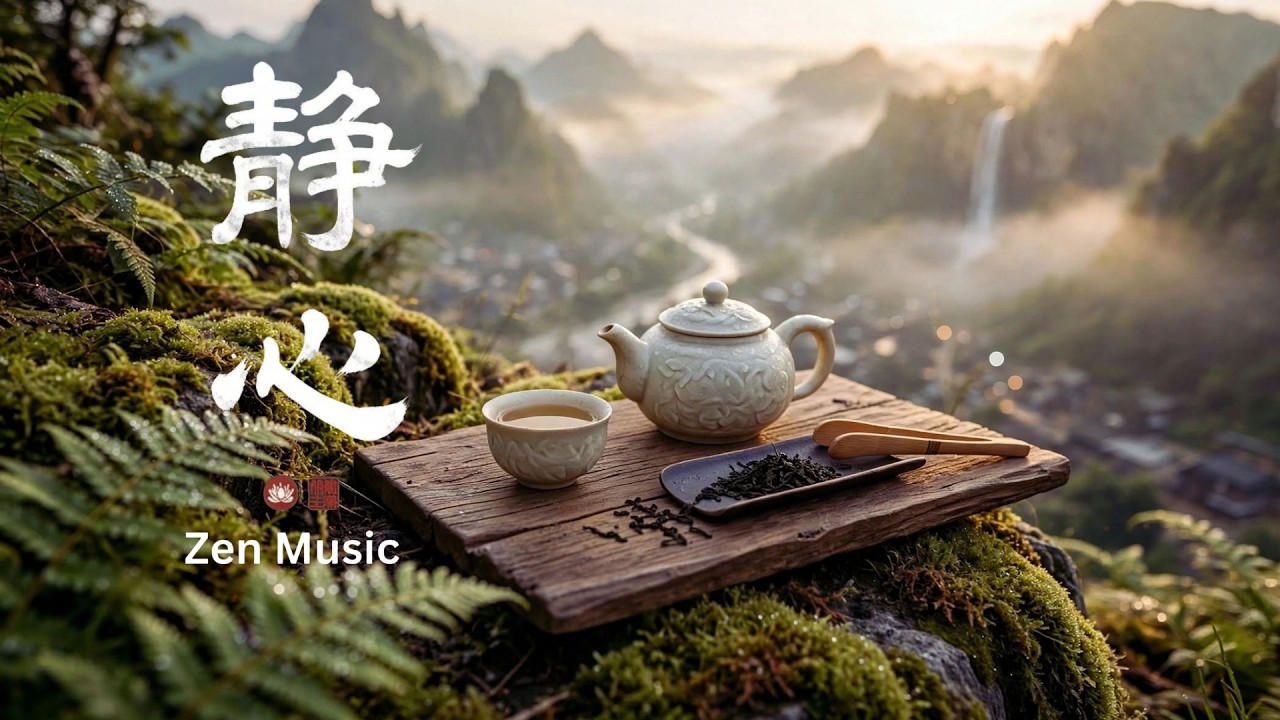 靜心冥想】晨光微熹·高山茶香·希望之音| Morning Guzheng Hope - YouTube