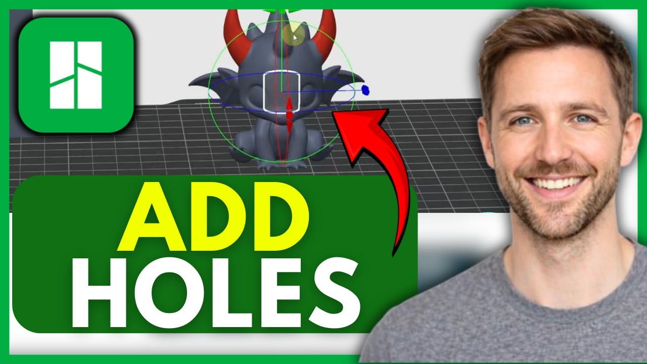 How To ADD HOLES in Bambu Studio Slicer (EASY) 2026 - YouTube