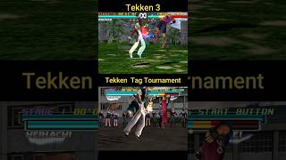 Heihachi Mishima tekken 3 vs tekken tag tournament #shorts #trending