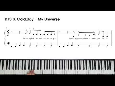 My Universe ( (Piano / Easy Version)) -  BTS, Coldplay