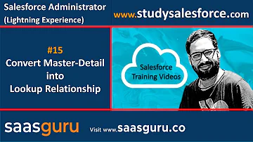 When should you use a lookup instead of a master detail relationship?