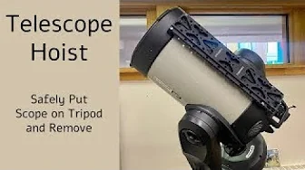 Telescope Heavy Equipment Hoist