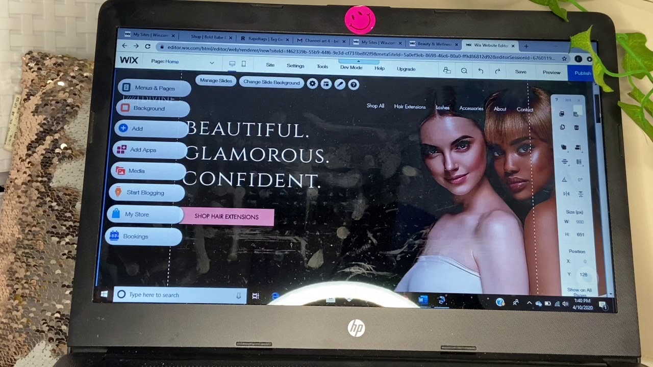 HOW TO CREATE A WEBSITE FOR YOUR LIPGLOSS BUSINESS | EASY WEBSITE GENERATOR FOR YOUR BUSINESS!