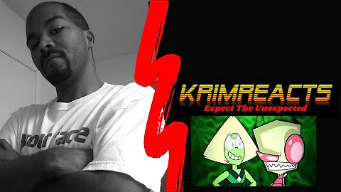 Invader Zim Vs. Peridot Rap Battle REACTION | KrimReacts #389