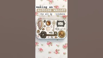 making an altoids wallet to hold all my ✨trinkets✨ decoden memor phone case inspired #diy