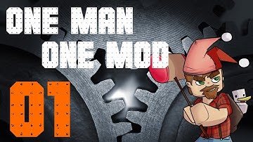 1.12 Modded Minecraft One Man One Mod: Learning Immersive Engineering!  Episode 1