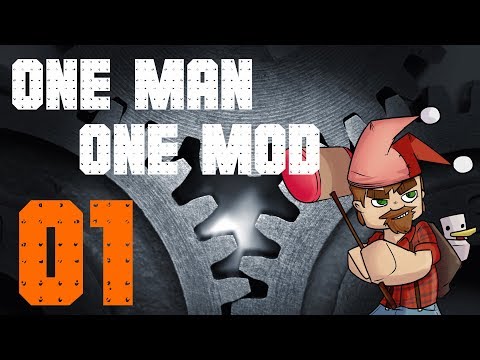 1.12 Modded Minecraft One Man One Mod: Learning Immersive Engineering!  Episode 1