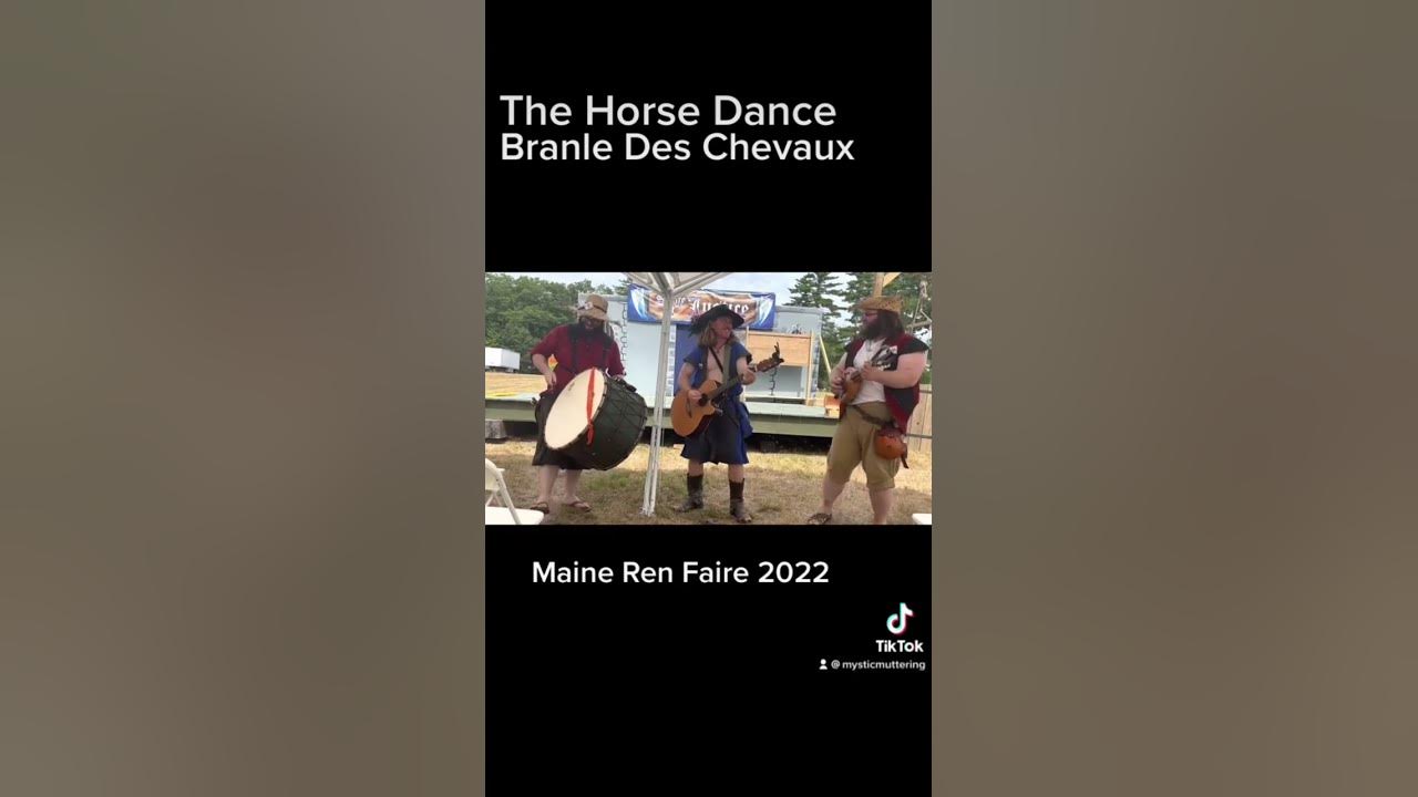 The Horse Dance- Branle Des Chevaux- French medieval dance tune breakdown Maine Ren Faire 2022