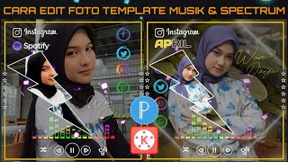 Cara Membuat Vidio Postingan Instagram Dengan Template Music Dan Spectrum Warna Warni Di Kinemaster