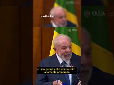 Lula sem meias-palavras: é genocídio na Palestina