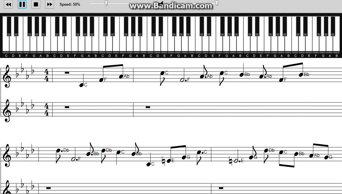david guetta shot me down piano tutorial with on screen sheet screen piano sheet music