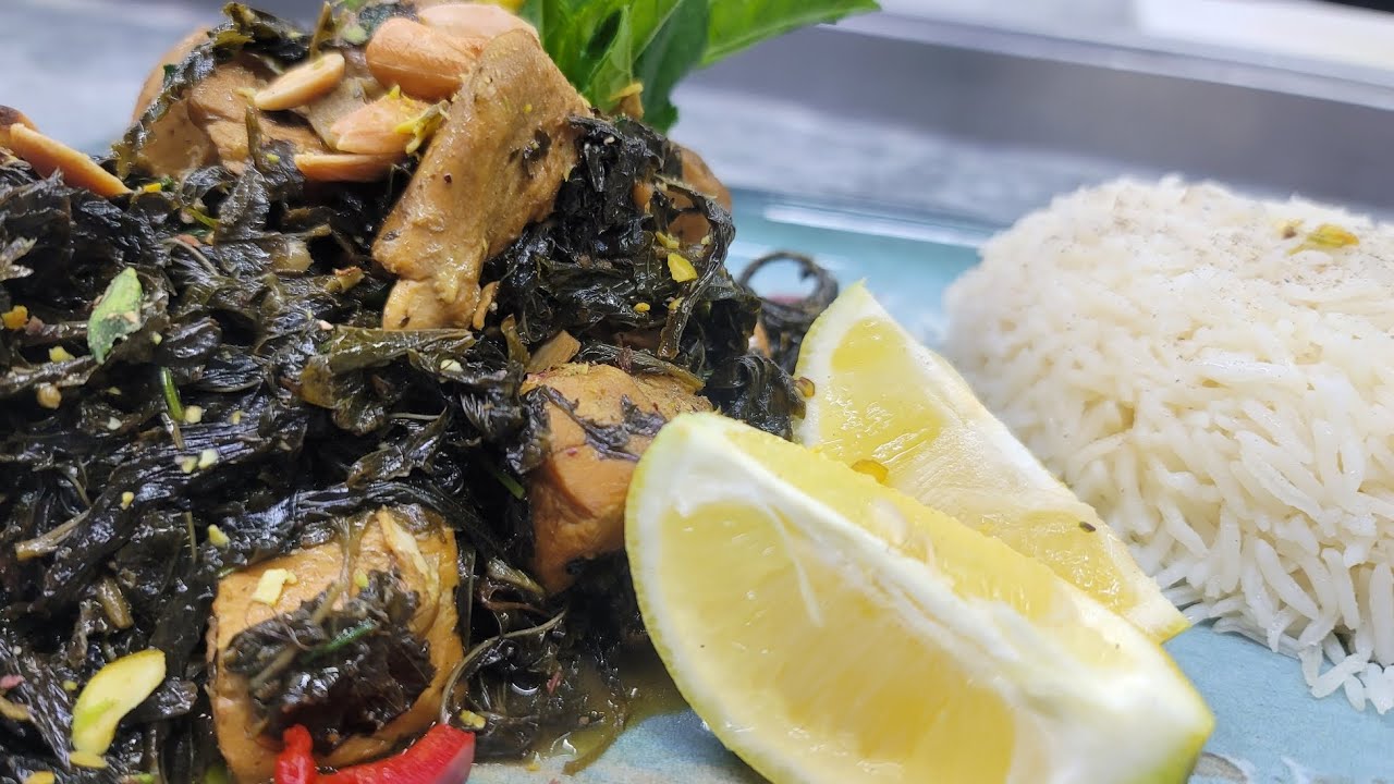 ملوخية جاج او لحم الشيف عابد السيد