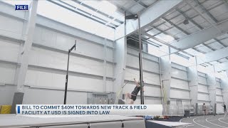 Bill to commit $40 million towards new track and fields facility at USD is signed into law @KCAUTVSiouxCity