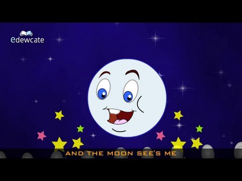 Edewcate english rhymes - I see the moon nursery rhyme