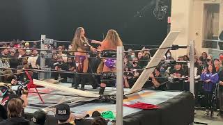 GCW Joey Janella piledrives Chelsea Green @ Wrld On GCW Hammerstien Ballroom NYC 1.23.2022